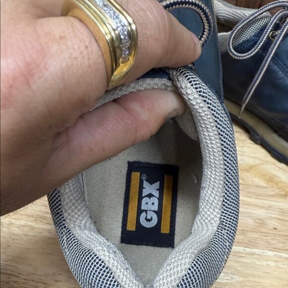 GBX Blue and Tan Sneakers - Picture 3 of 5